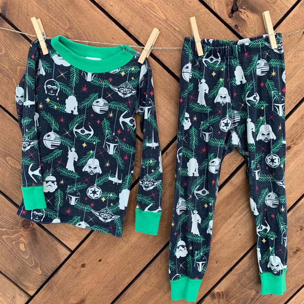 Hanna Andersson Disney Star Wars Christmas Pajama Set - 3T